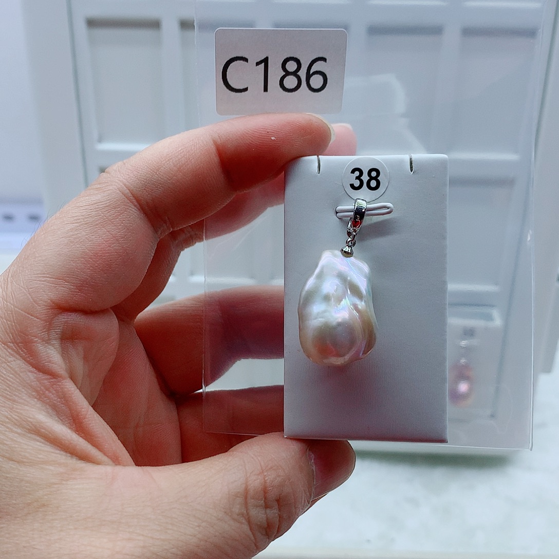 吊坠(不含链)合金淡水珍珠