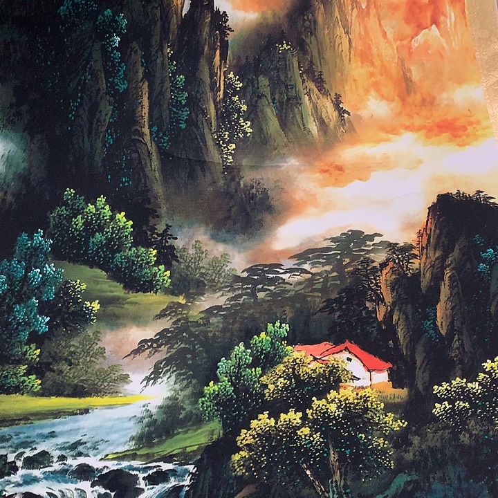 竖款装饰画装饰画