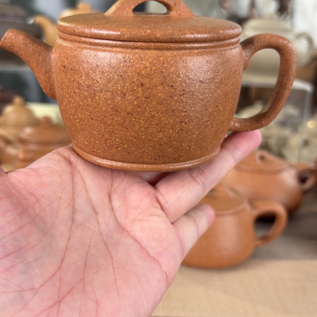 茶壶紫砂梨皮黄段汉瓦200内推