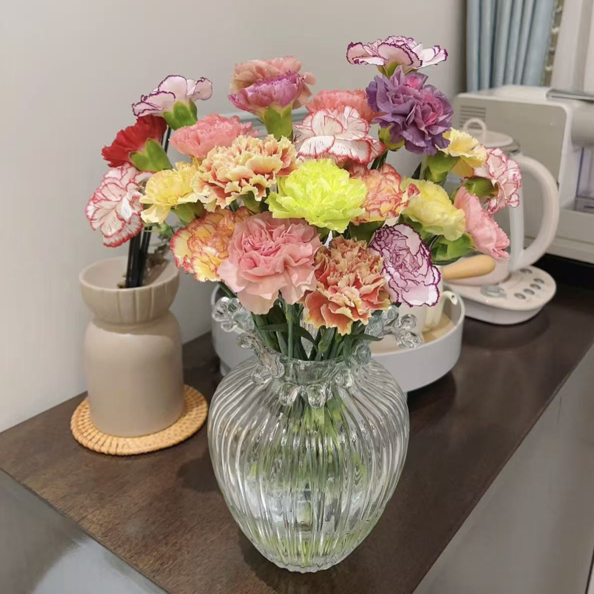 【蕓影精选】混色单头康乃馨10枝