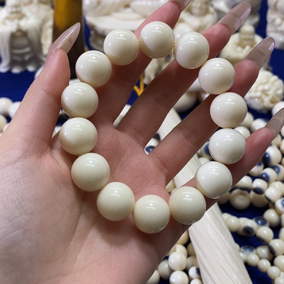 往***日手串/手链/手镯猛犸象牙