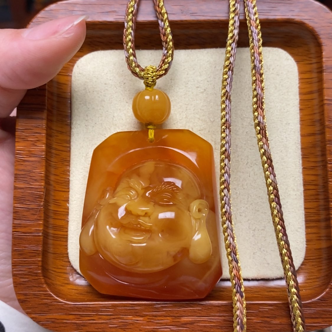 【闪购商品】蜜蜡颈饰未镶嵌项链