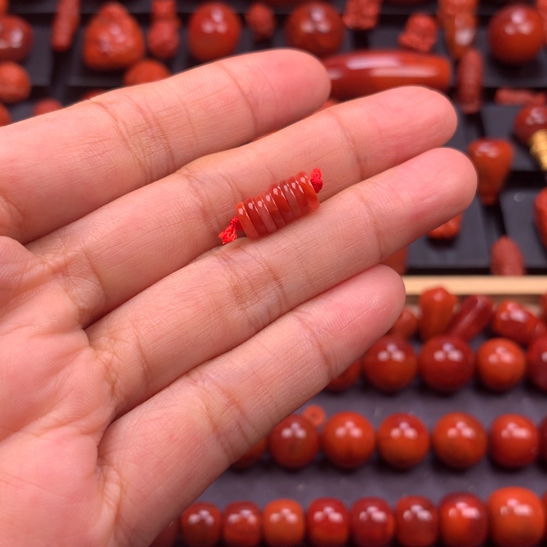 未镶嵌隔片6mm南红玛瑙