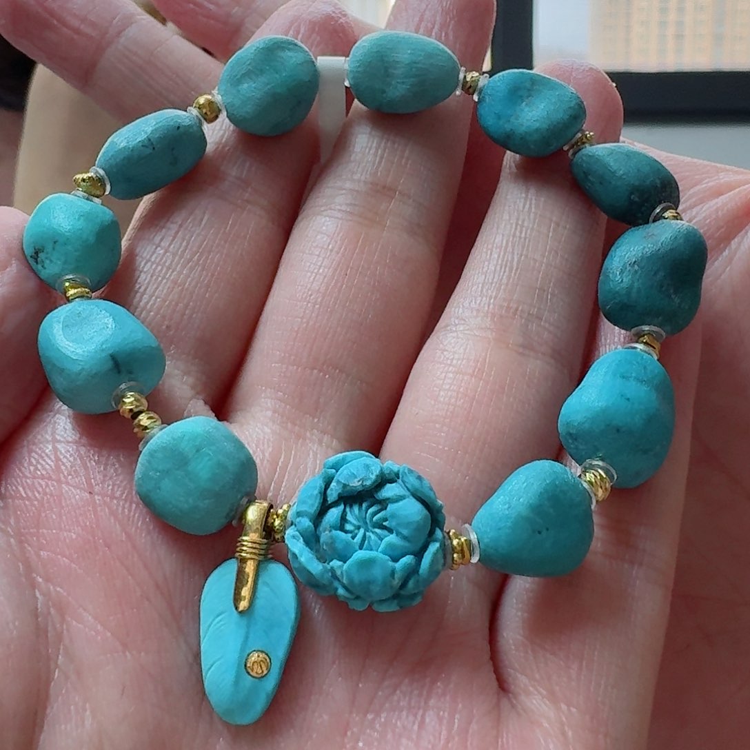 绿松石珠宝奇石未镶嵌