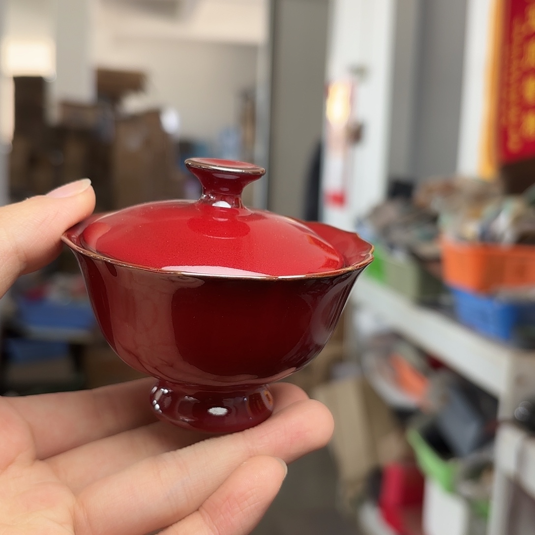 龙泉云间青瓷小米茶器