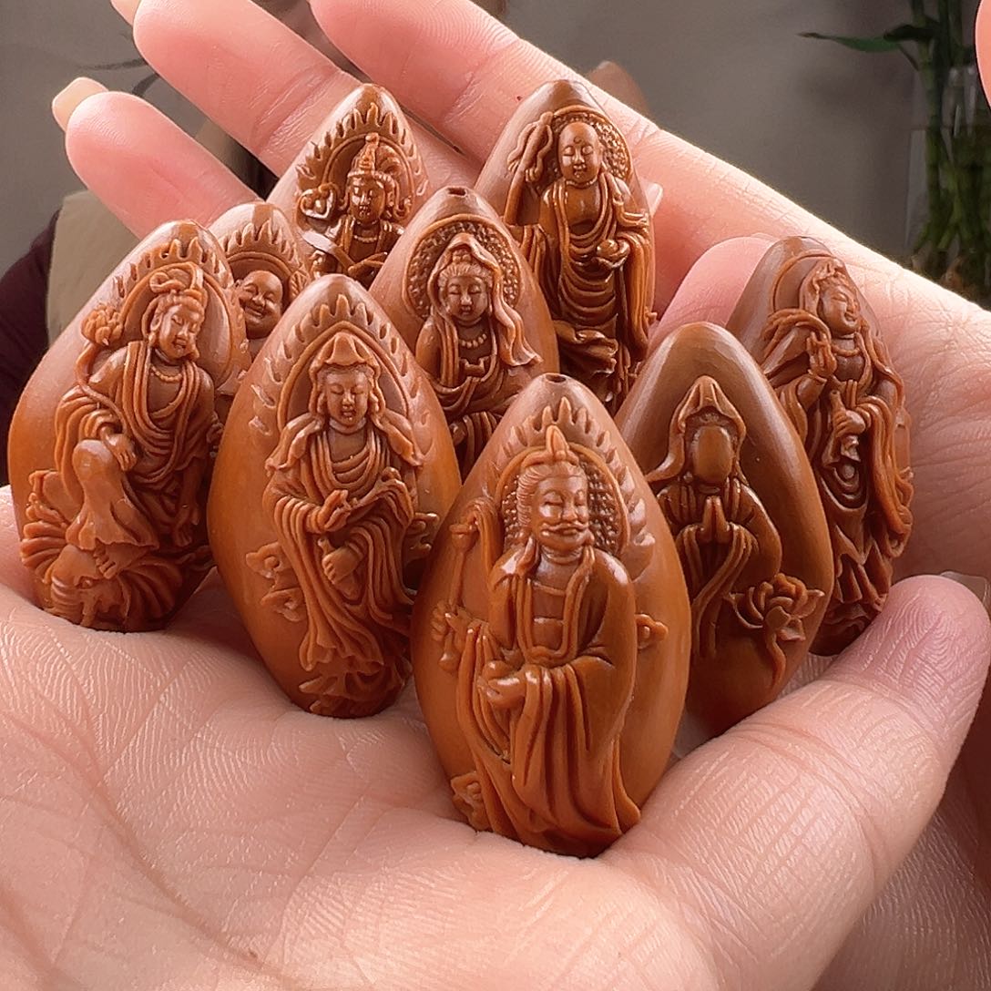 橄榄核手串/手链看*闹橄榄核雕橄榄核