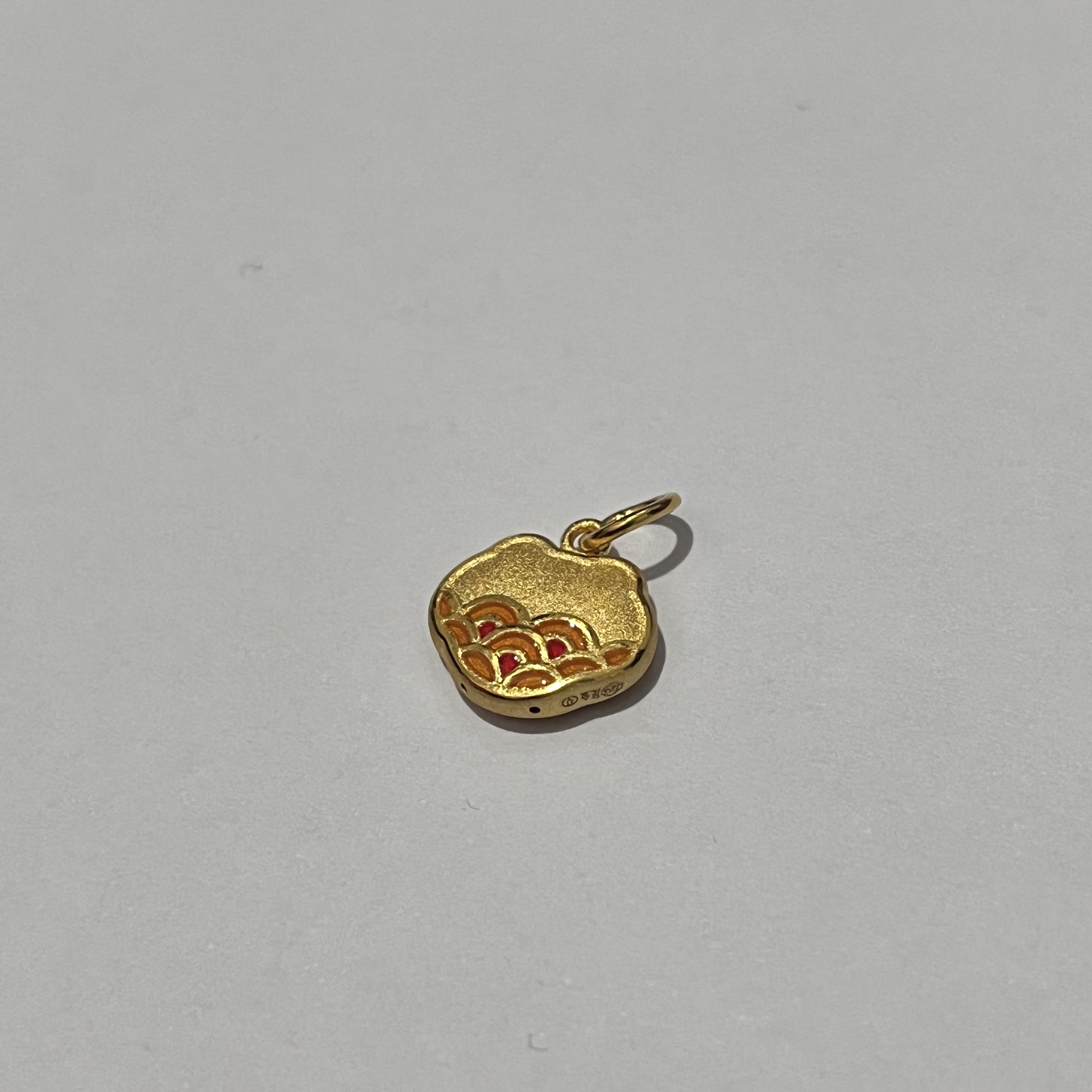 CBAI/菜百SY足金项坠足金项坠足金990双面