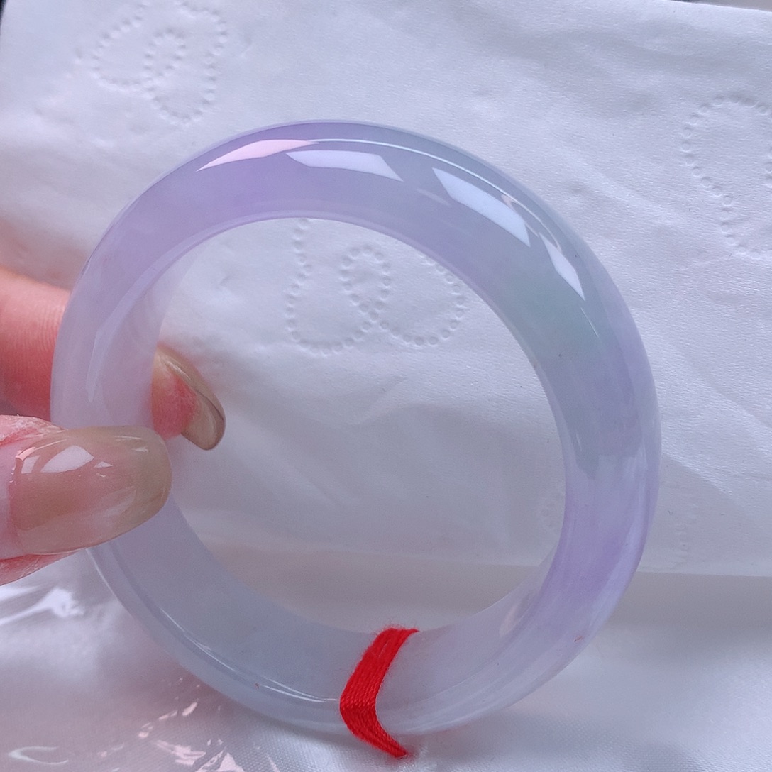 【闪购商品】未镶嵌手镯（贵妃镯）翡翠53+