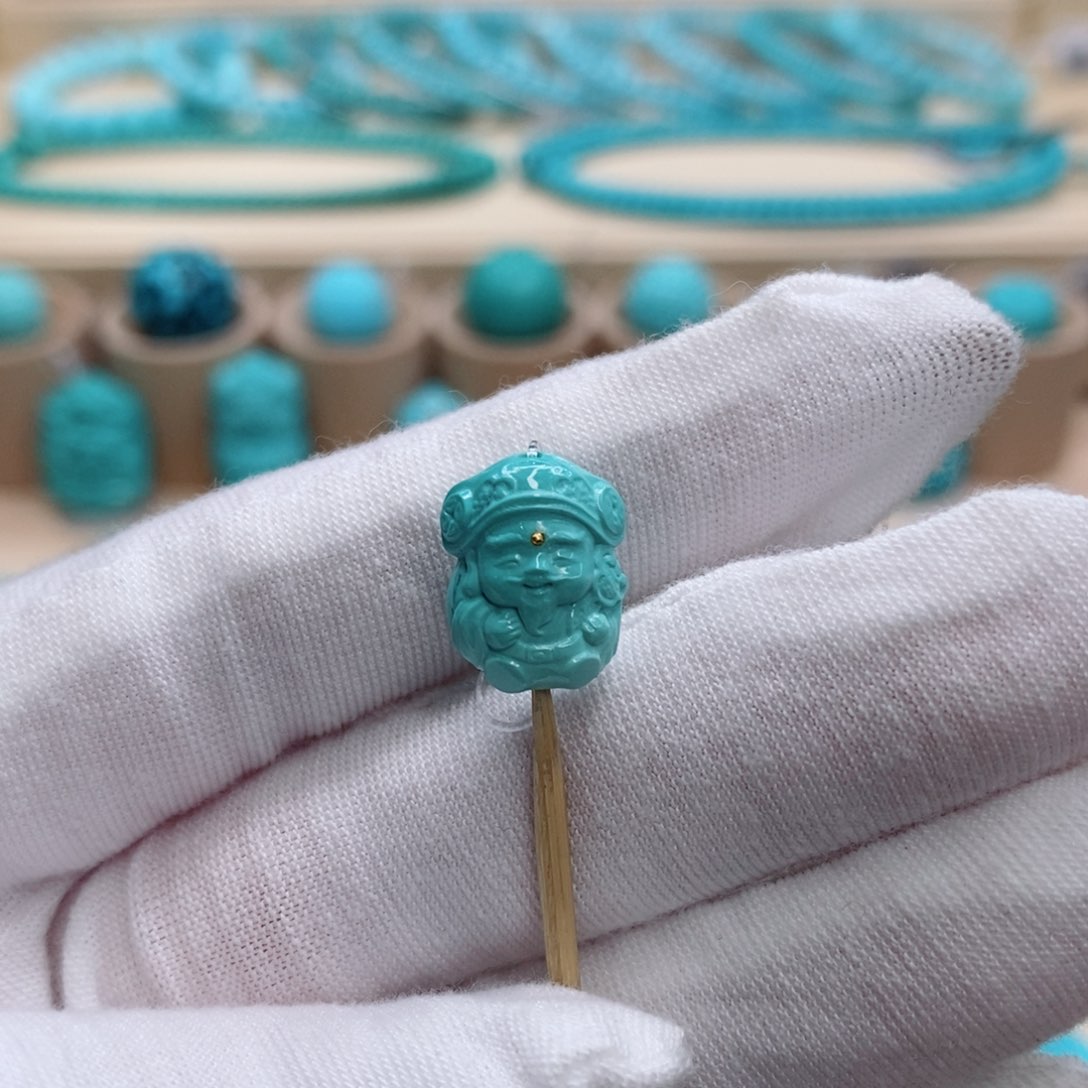 绿松石珠宝奇石未镶嵌