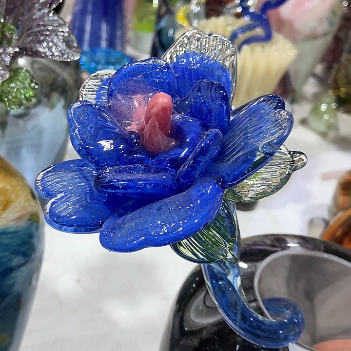 琉璃高度45厘米多层琉璃花