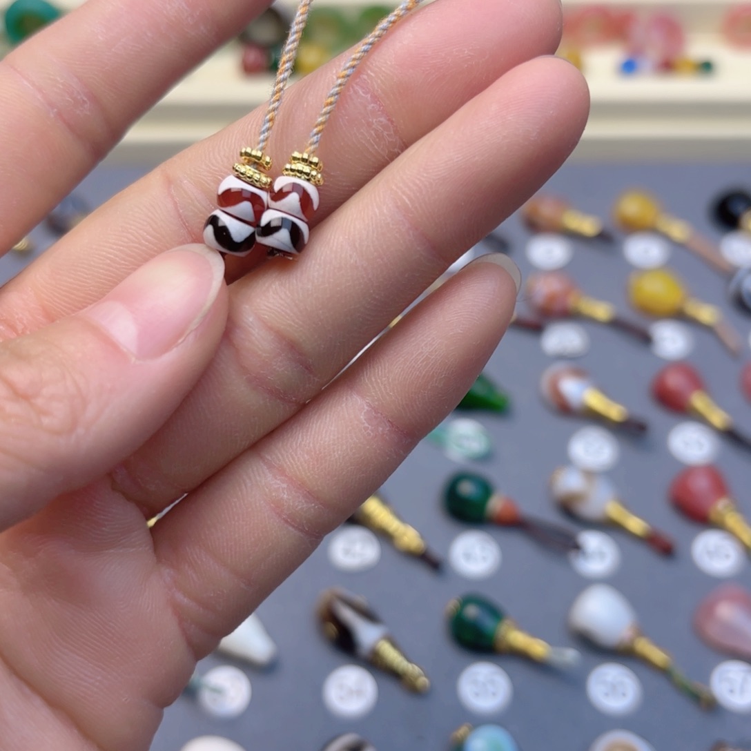 玛瑙/玉髓隔珠未镶嵌