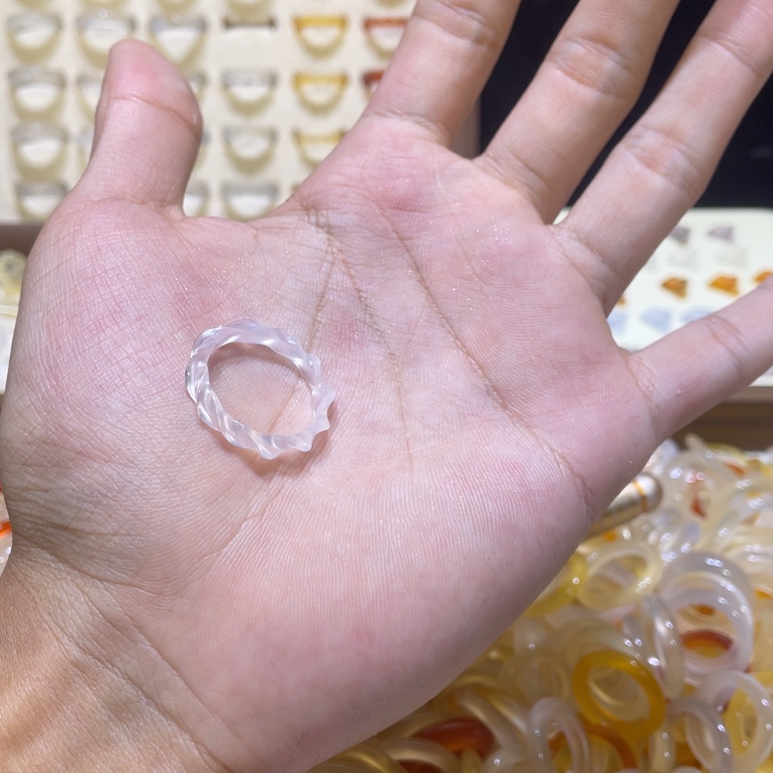 玛瑙/玉髓合金戒指56号港20