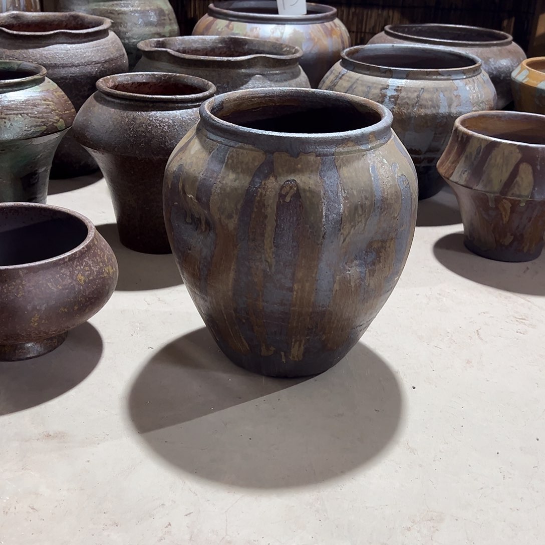 紫砂花盆高32/22花盆