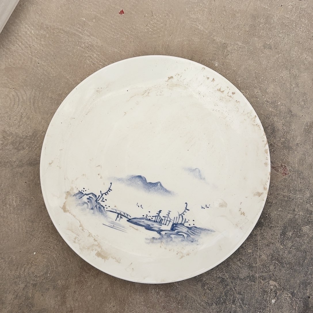 景德镇高温釉下彩不挂油餐具微瑕