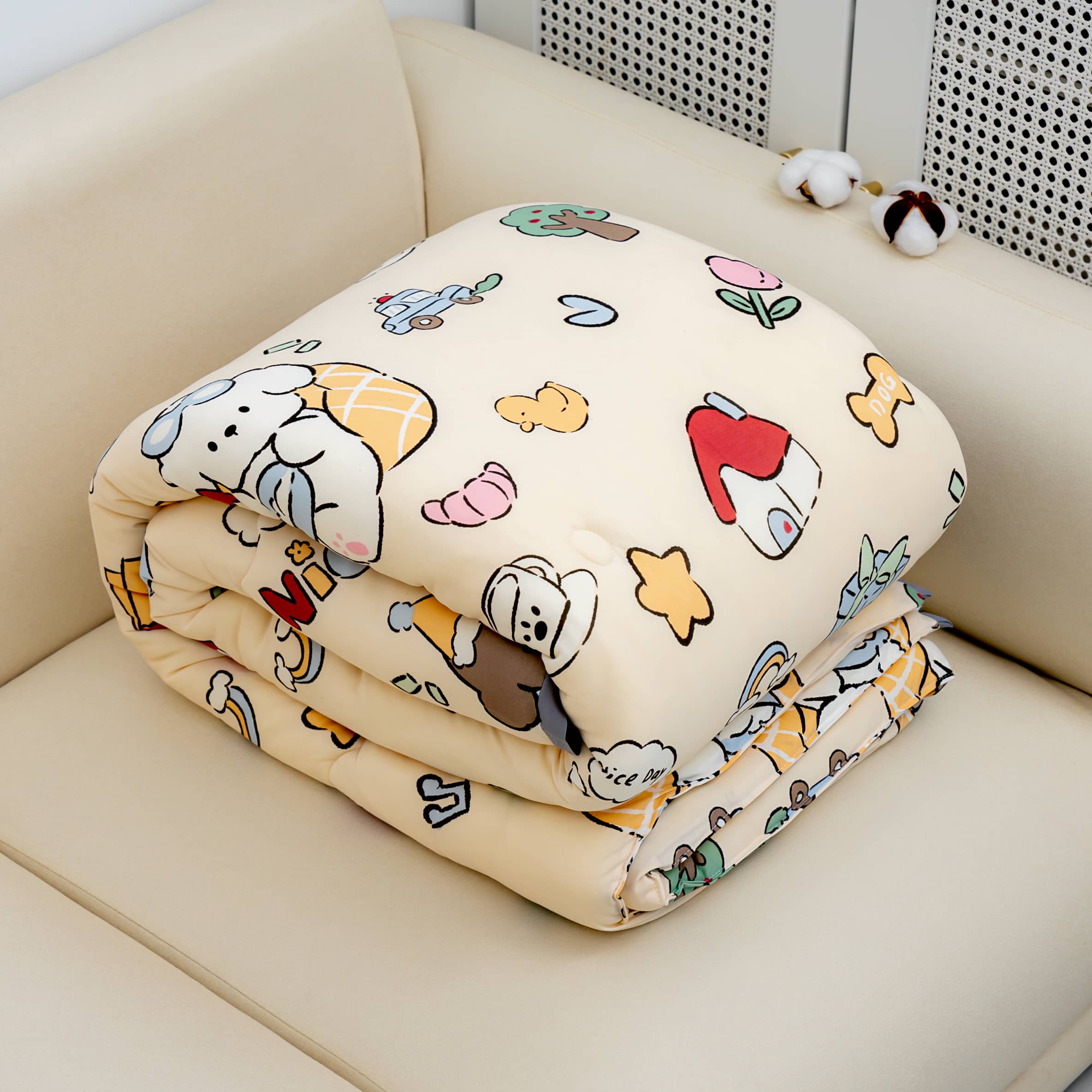 【京かわ会社】云朵棉花糖被快乐森林