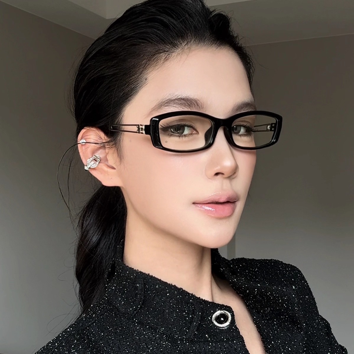 弗瑞姆眼镜网红墨镜女夏防晒高级感ins小框小脸复古街拍太阳镜220