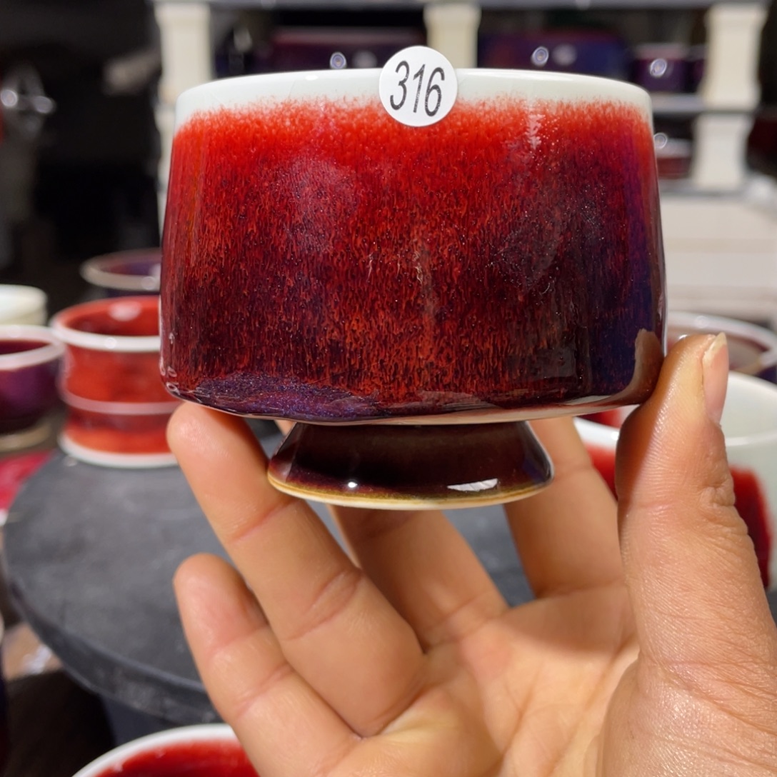 瓷片纯手工制作……微微瑕