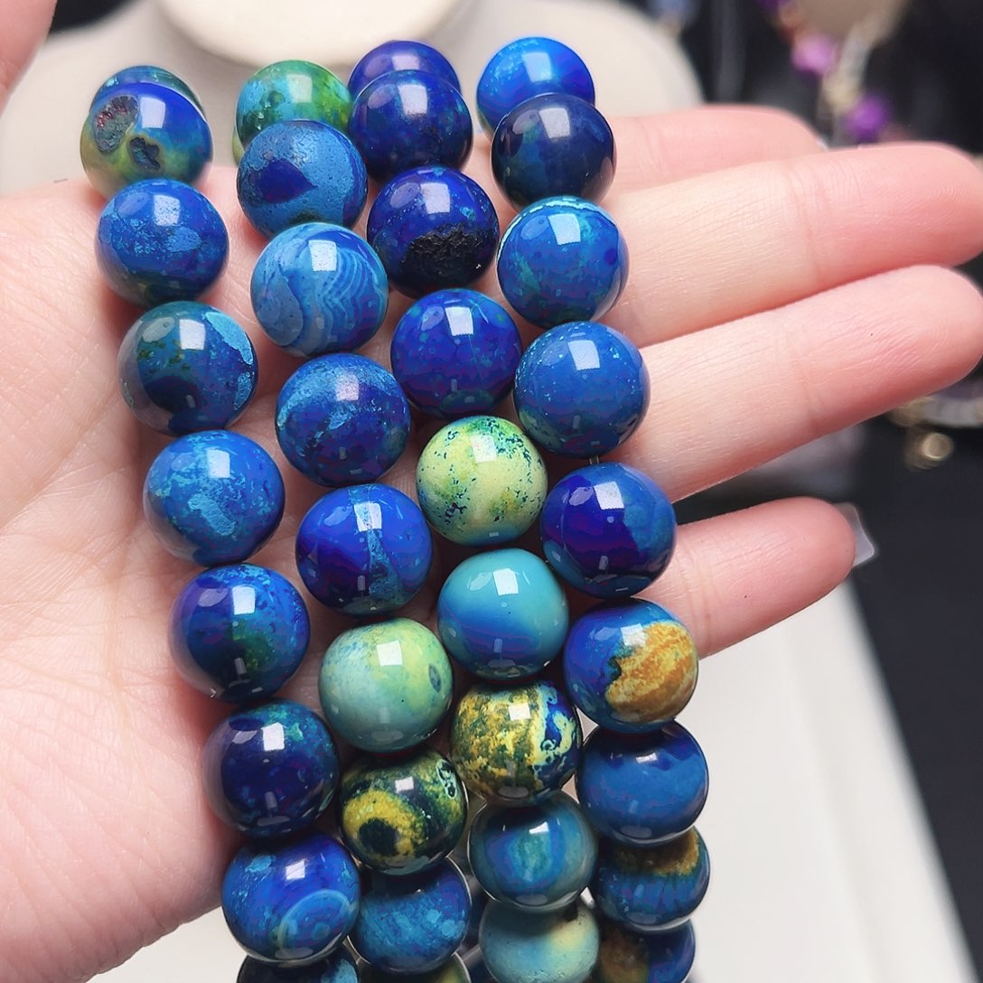 玛瑙/玉髓未镶嵌珠宝半成品r497地球色玛瑙14mm