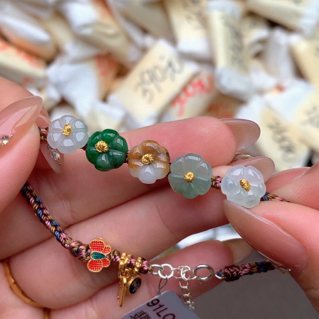 【闪购商品】翡翠手绳未镶嵌一