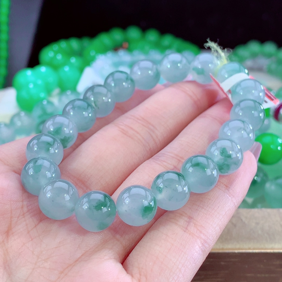 翡翠未镶嵌手串天然缅甸