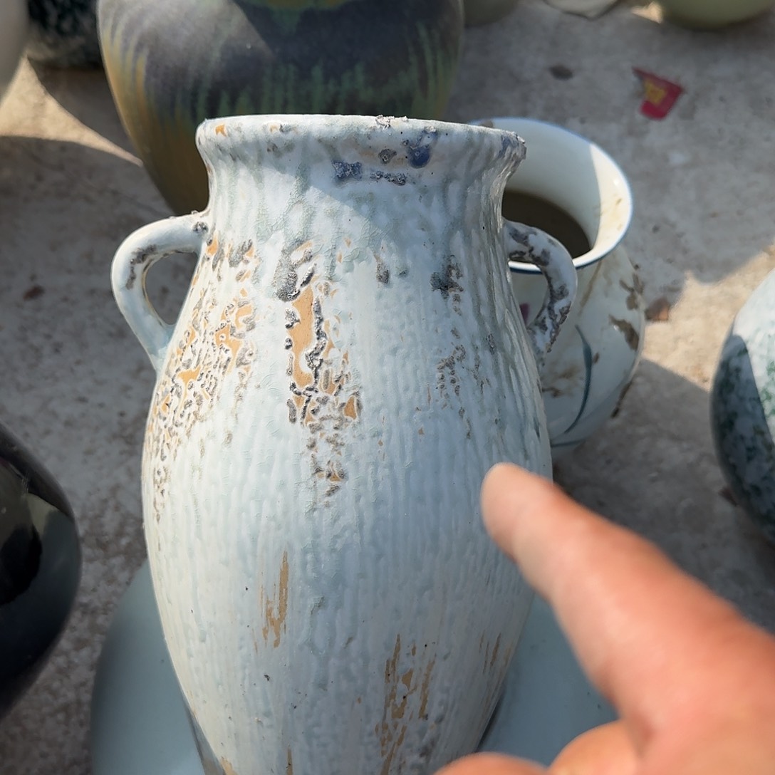 陶瓷微瑕景德镇手工花器