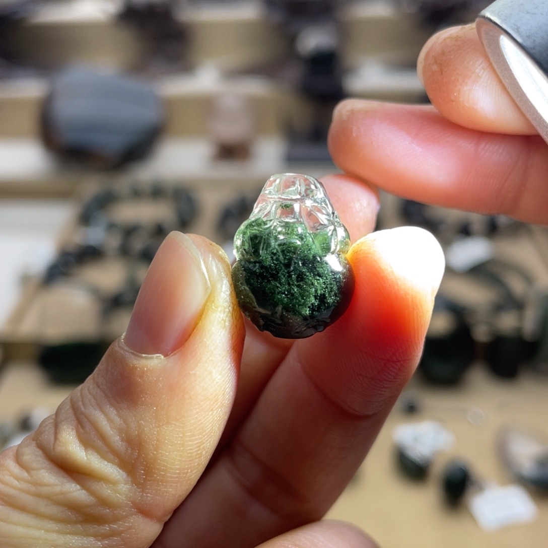 水晶颈饰未镶嵌绿幽灵