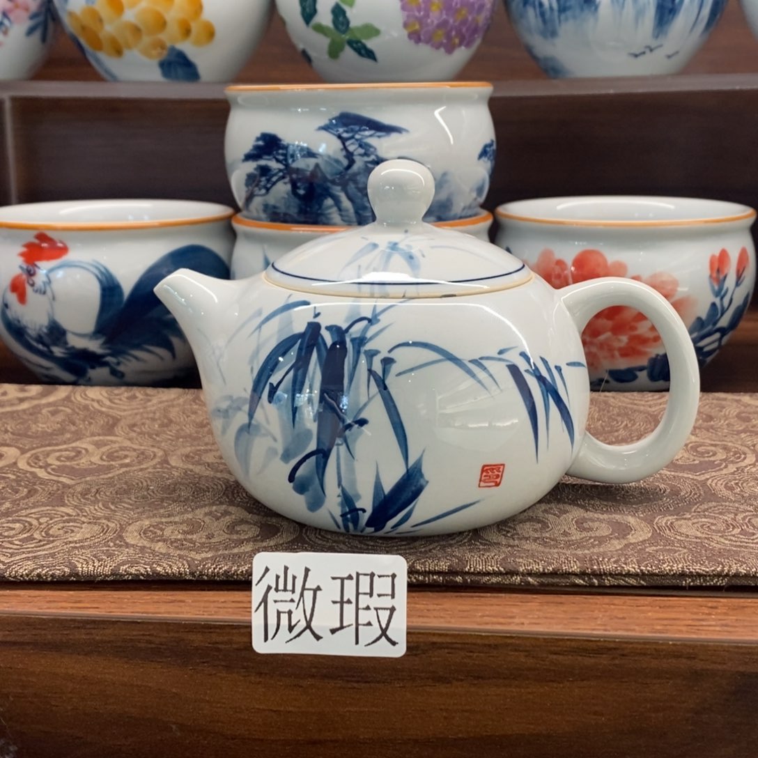 釉下彩手工绘制手工绘制