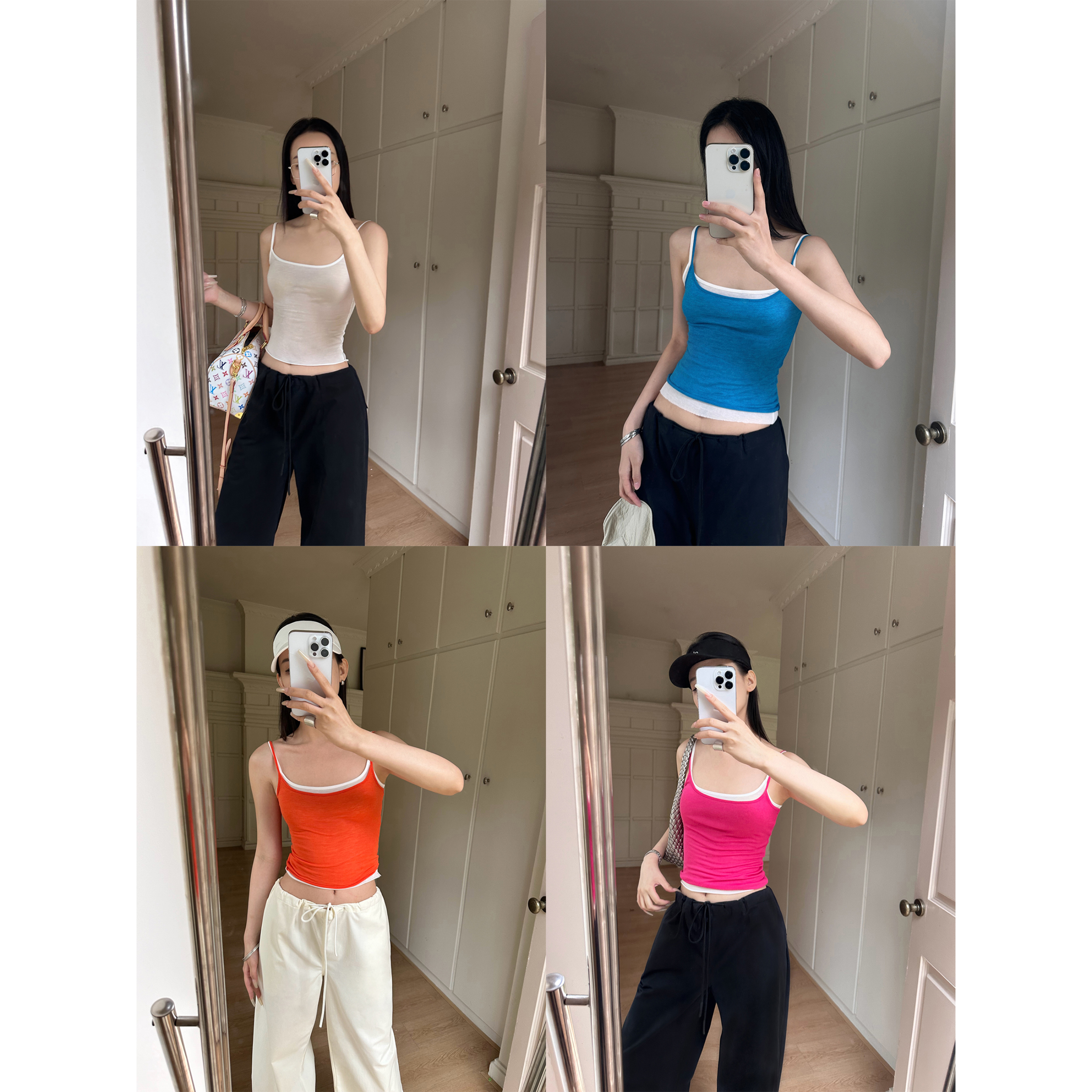 5werkwen 叠穿随心配天丝羊毛吊带