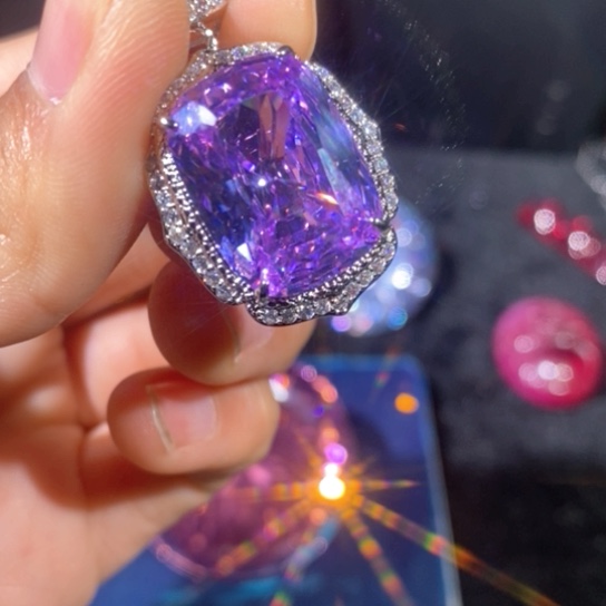 红宝石戒指银S925镶嵌