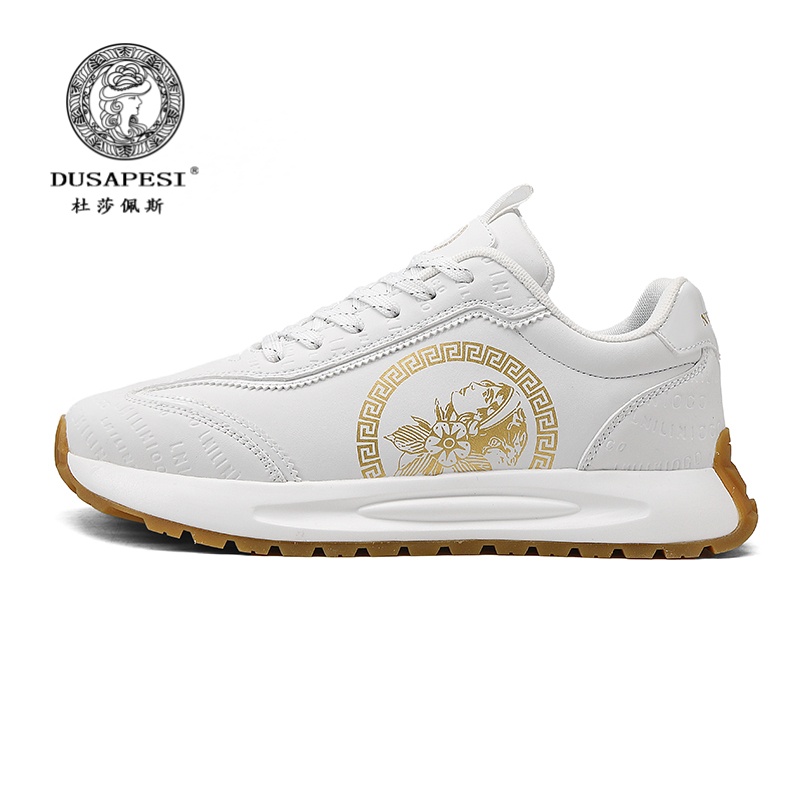 杜莎佩斯2025秋季男款低帮厚底学院风时尚休闲鞋运动鞋潮鞋时尚