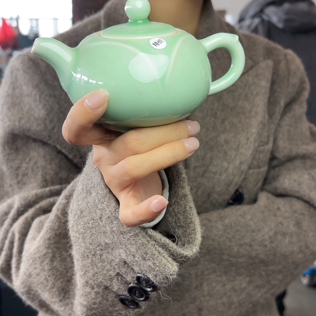 龙泉云间青瓷小米茶器