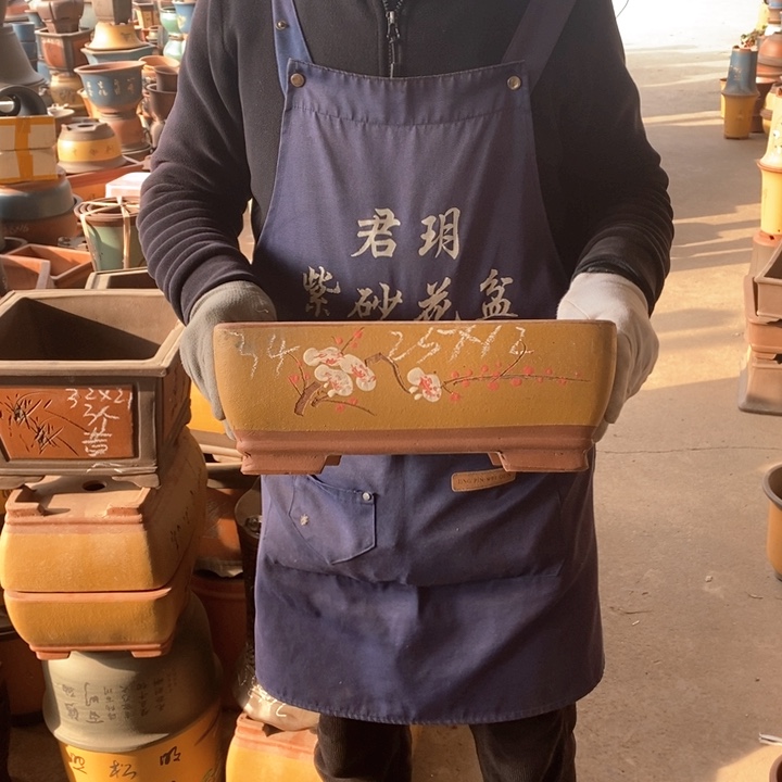 紫砂花盆紫砂花盆