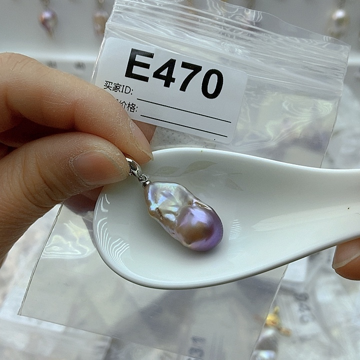 淡水珍珠颈饰银S925镶嵌