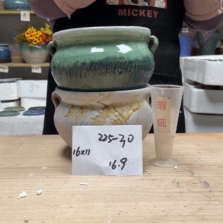 紫砂花盆多肉花盆微瑕30