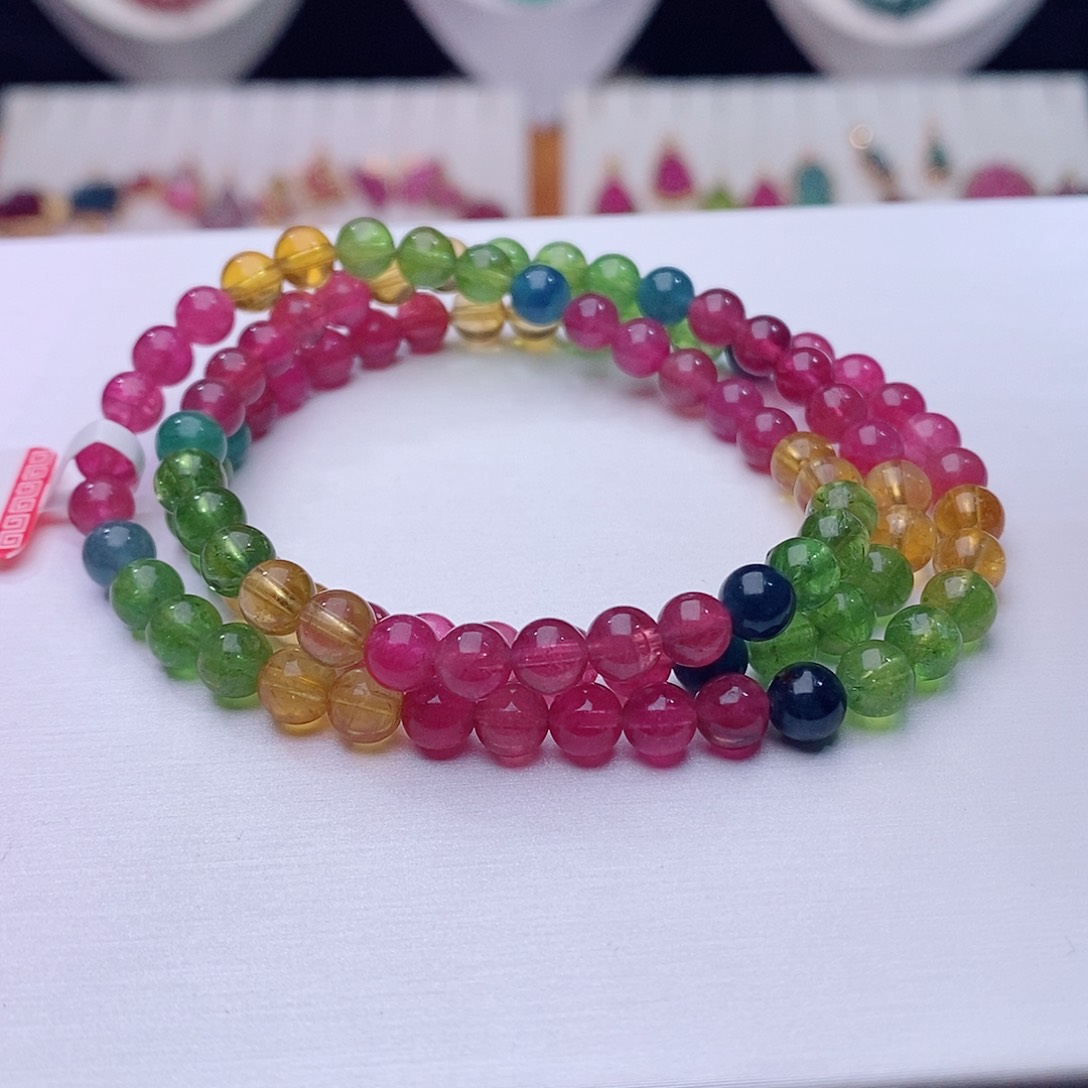 碧玺手链未镶嵌碧玺手链