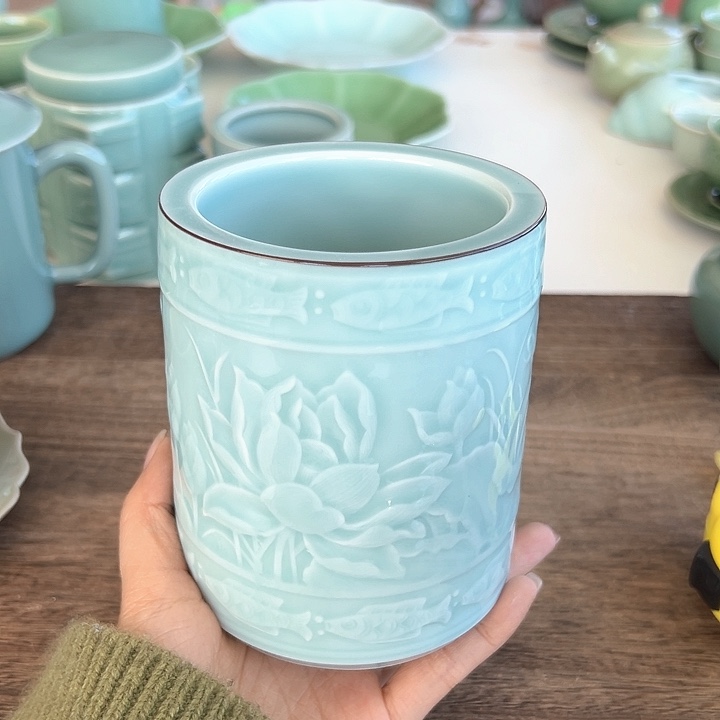 小米茶器龙泉青瓷