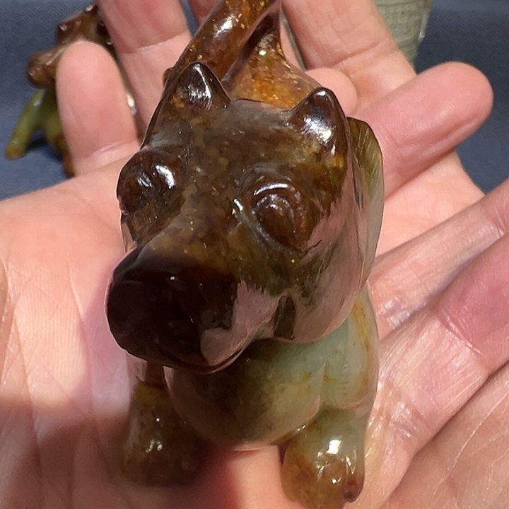 和田玉（糖玉）挂件未镶嵌