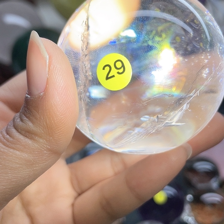 水晶天然水晶白卡6，29号未镶嵌