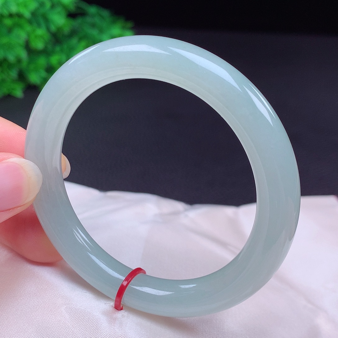 翡翠未镶嵌手镯56圈口681009