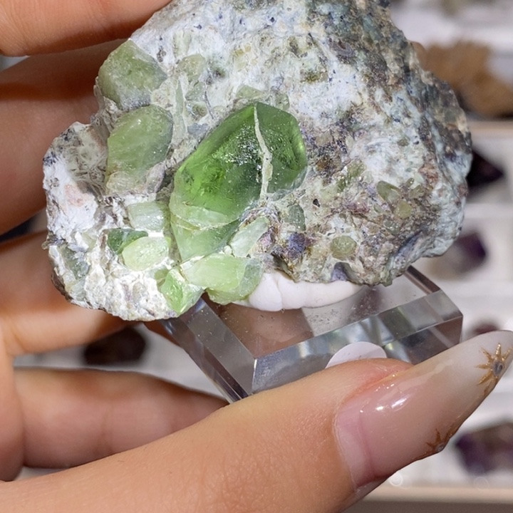 石材阿富汗橄榄石小软糖