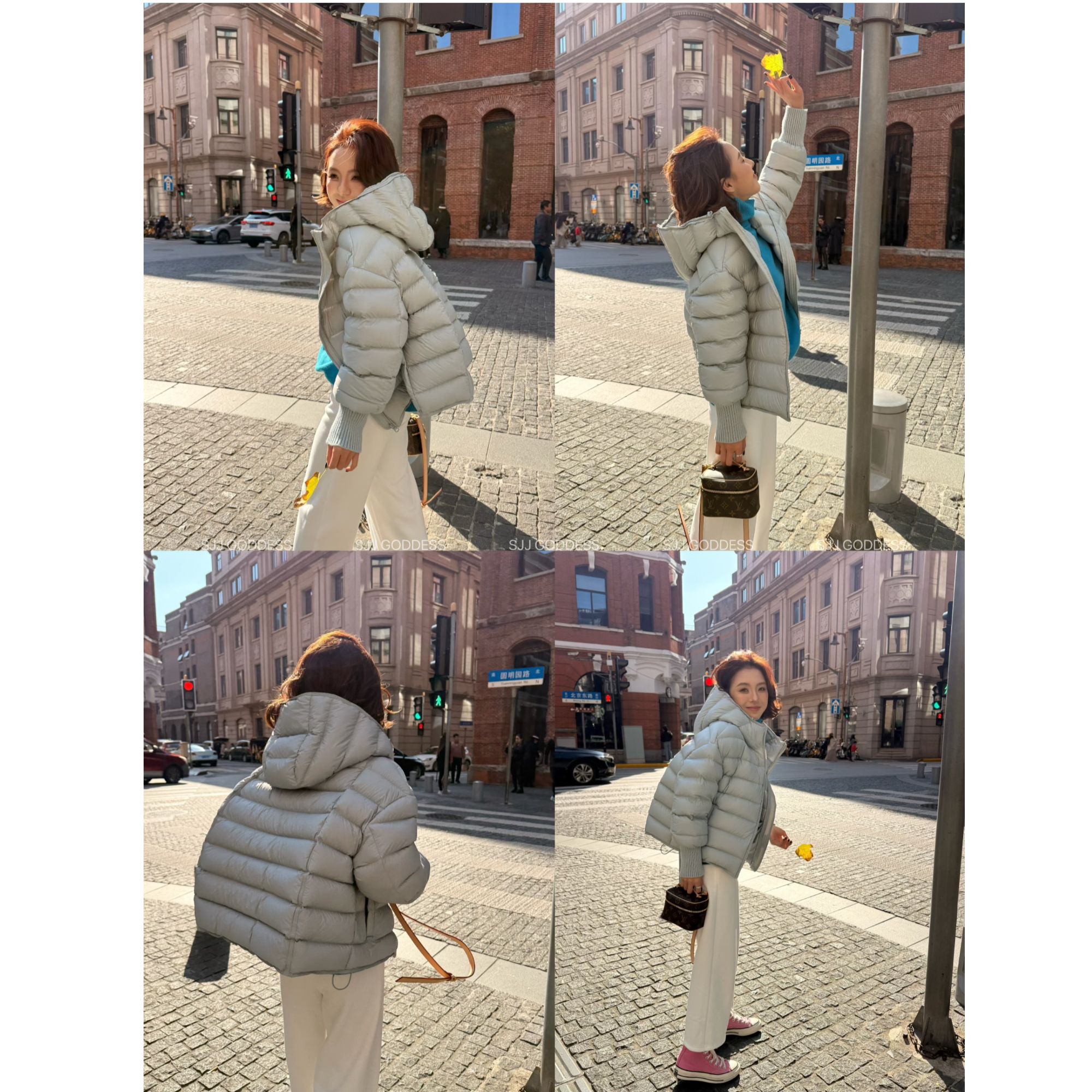 【娇娇私服定制】冬季新款休闲经典连帽短款羽绒服995