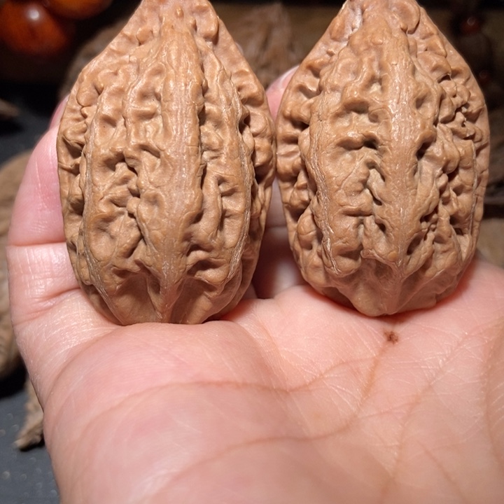 把件文玩核桃东北楸子小雪37