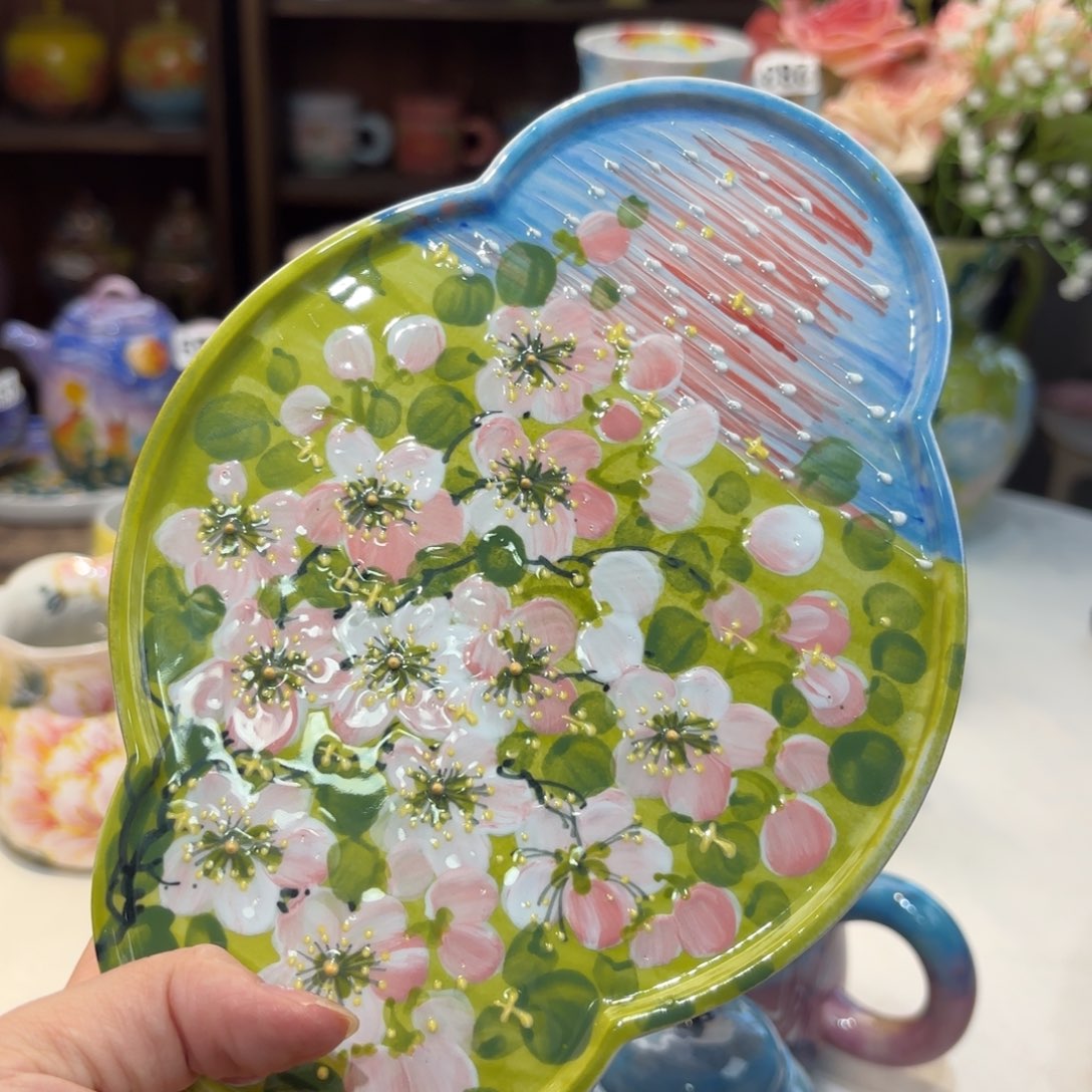 景德镇手绘高温釉下彩陶瓷茶具