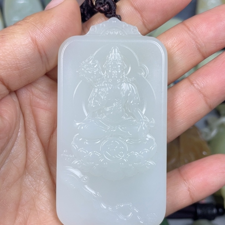 h***y和田玉未镶嵌挂件