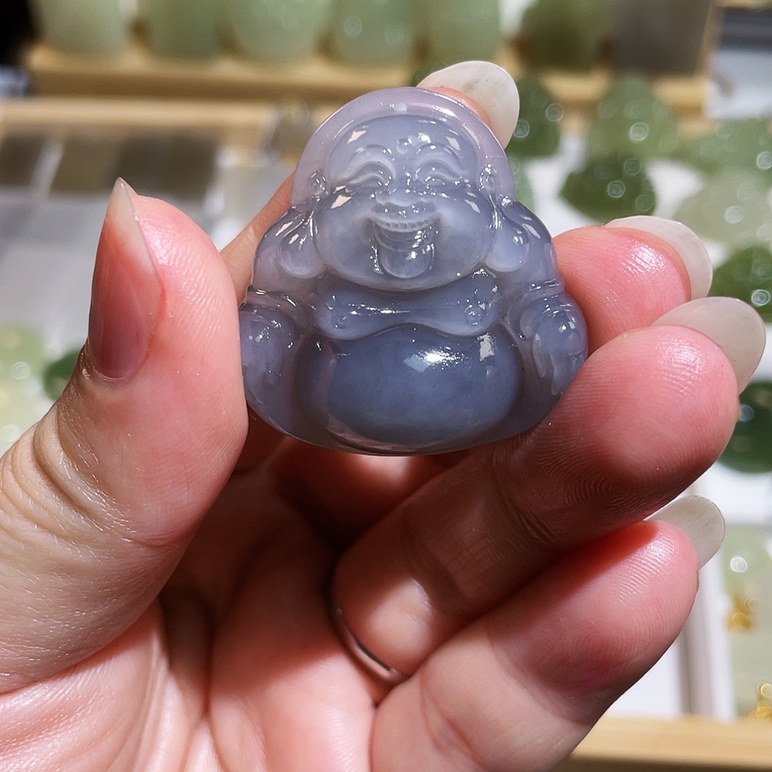 和田玉颈饰未镶嵌35佛