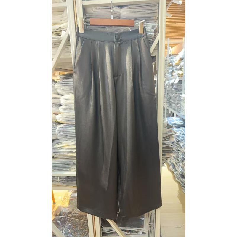 桑蚕丝重磅香云纱女裤 25063