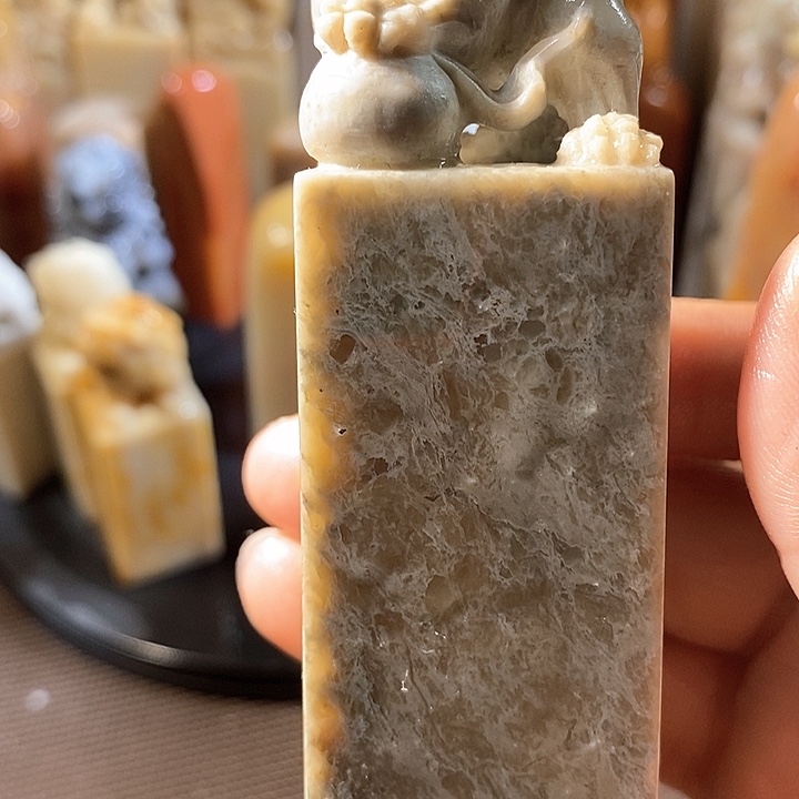 巴林石印石知***1巴林石雕刻工艺品