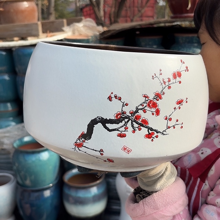 高度17厘米口徑24厘米