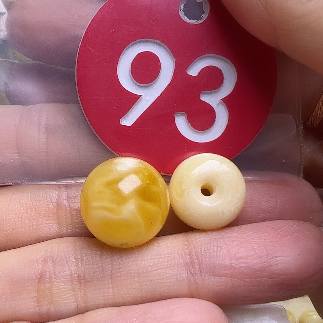 蜜蜡未镶嵌珠宝奇石海**14mm圆珠12mm墩子