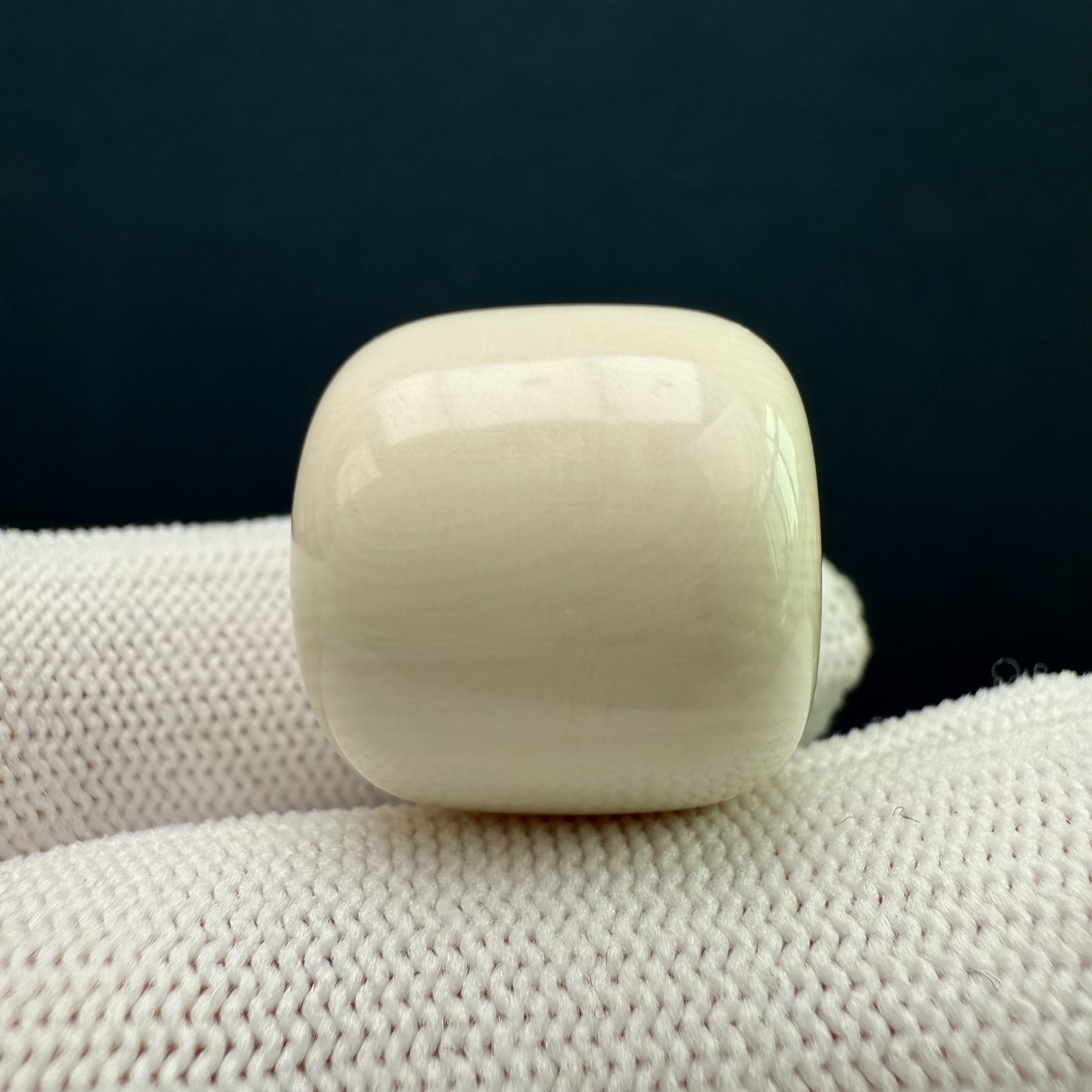 J9663天然猛犸牙 桶珠20.3*19.6mm一物一图 支持鉴定 假一罚十